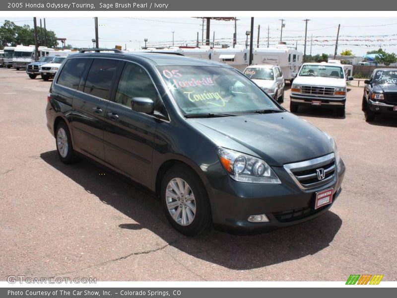 Sage Brush Pearl / Ivory 2005 Honda Odyssey Touring