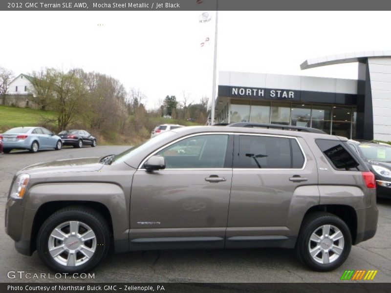 Mocha Steel Metallic / Jet Black 2012 GMC Terrain SLE AWD