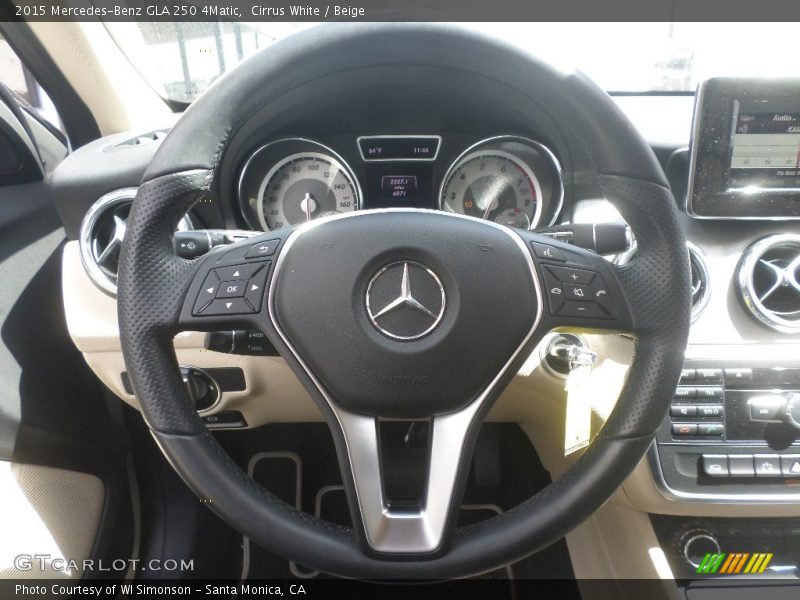 Cirrus White / Beige 2015 Mercedes-Benz GLA 250 4Matic