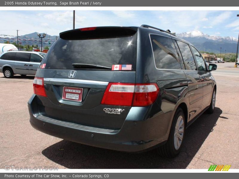 Sage Brush Pearl / Ivory 2005 Honda Odyssey Touring