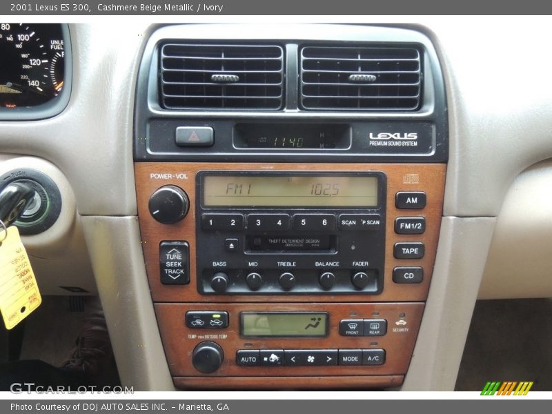 Cashmere Beige Metallic / Ivory 2001 Lexus ES 300
