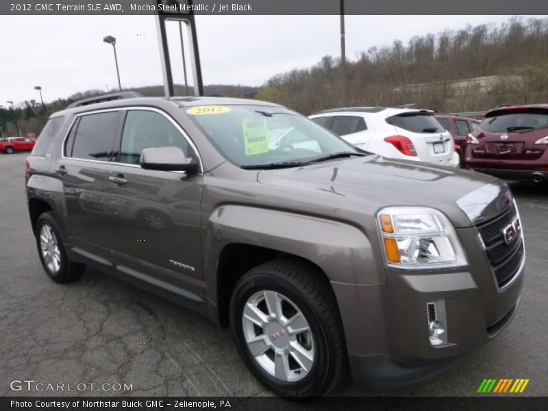 Mocha Steel Metallic / Jet Black 2012 GMC Terrain SLE AWD