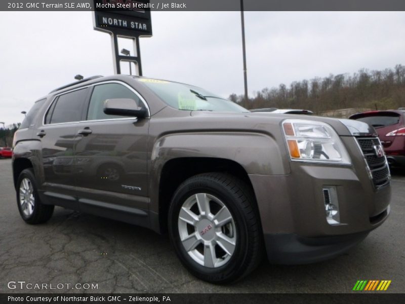 Mocha Steel Metallic / Jet Black 2012 GMC Terrain SLE AWD