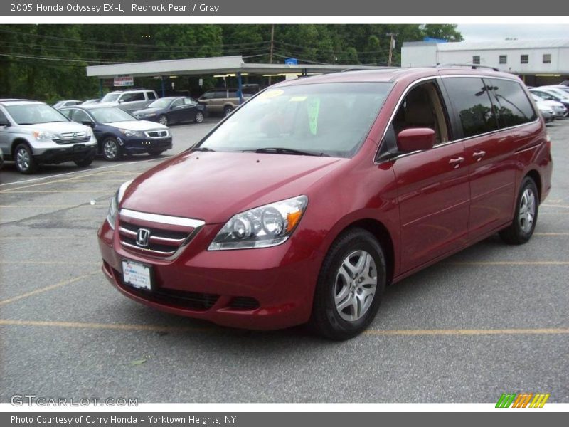 Redrock Pearl / Gray 2005 Honda Odyssey EX-L