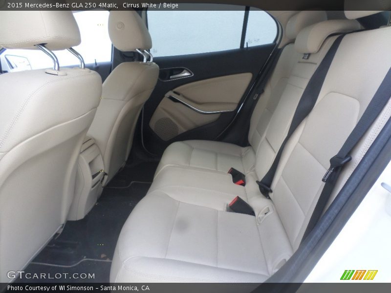 Cirrus White / Beige 2015 Mercedes-Benz GLA 250 4Matic