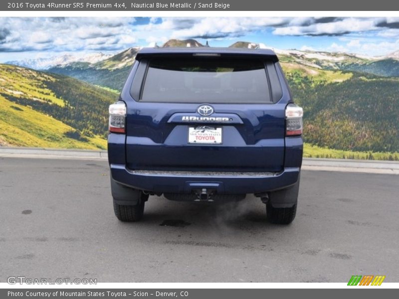 Nautical Blue Metallic / Sand Beige 2016 Toyota 4Runner SR5 Premium 4x4