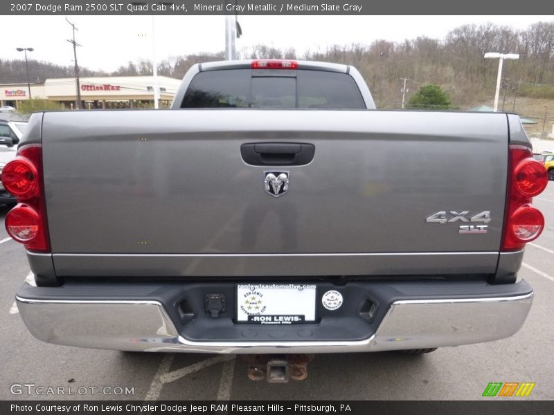 Mineral Gray Metallic / Medium Slate Gray 2007 Dodge Ram 2500 SLT Quad Cab 4x4