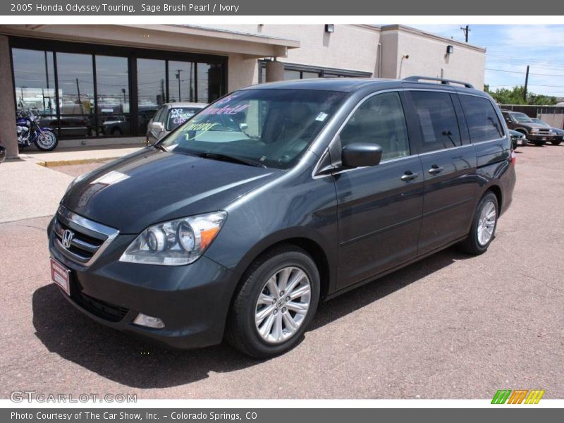 Sage Brush Pearl / Ivory 2005 Honda Odyssey Touring