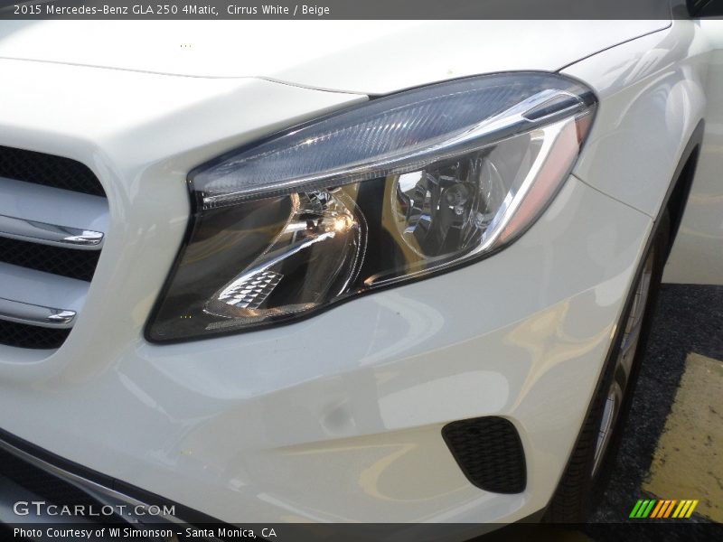Cirrus White / Beige 2015 Mercedes-Benz GLA 250 4Matic