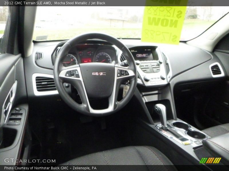 Mocha Steel Metallic / Jet Black 2012 GMC Terrain SLE AWD