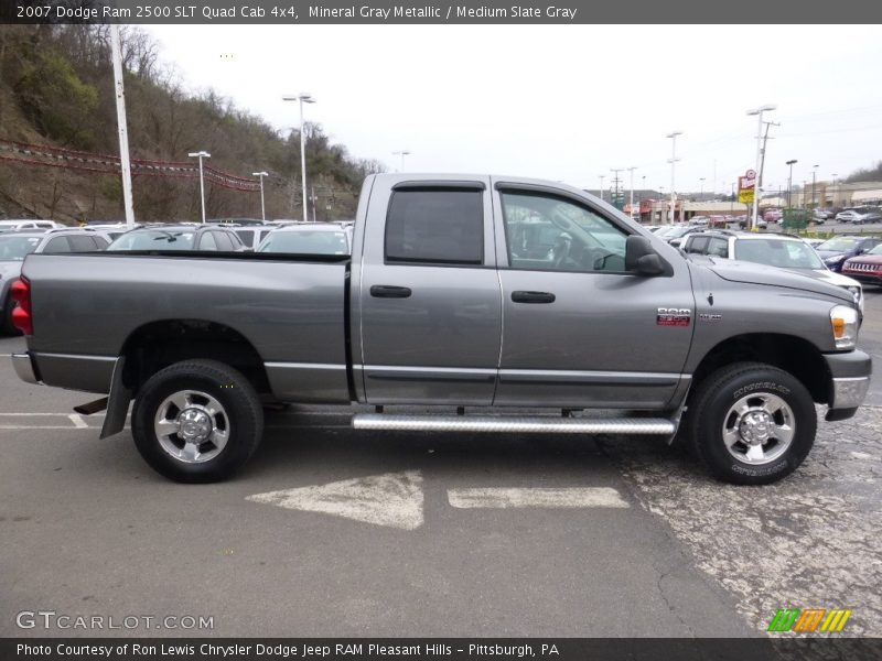 Mineral Gray Metallic / Medium Slate Gray 2007 Dodge Ram 2500 SLT Quad Cab 4x4