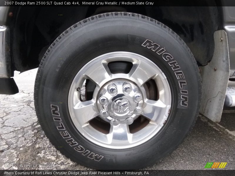Mineral Gray Metallic / Medium Slate Gray 2007 Dodge Ram 2500 SLT Quad Cab 4x4