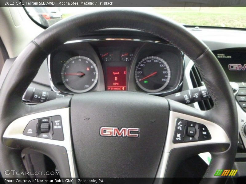 Mocha Steel Metallic / Jet Black 2012 GMC Terrain SLE AWD