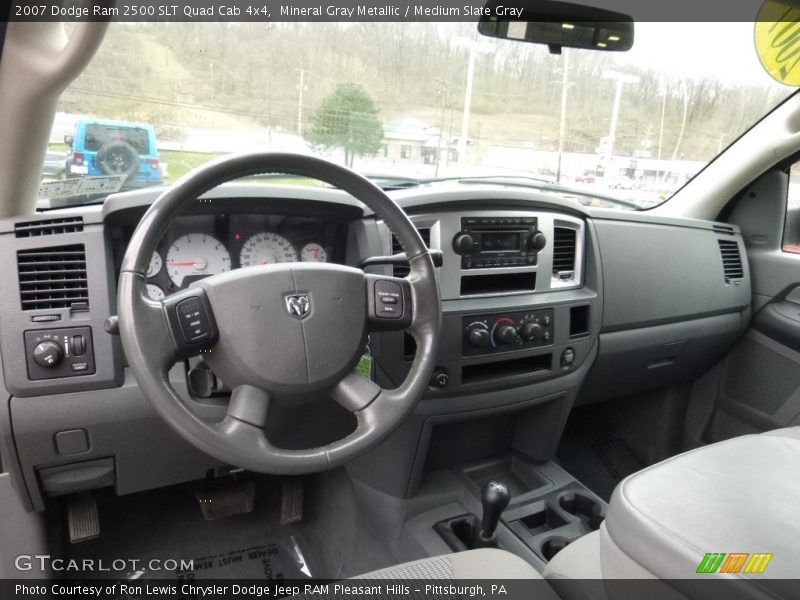 Mineral Gray Metallic / Medium Slate Gray 2007 Dodge Ram 2500 SLT Quad Cab 4x4