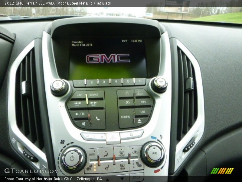 Mocha Steel Metallic / Jet Black 2012 GMC Terrain SLE AWD