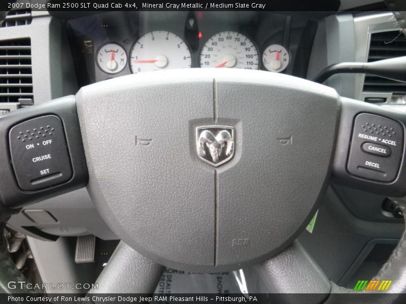 Mineral Gray Metallic / Medium Slate Gray 2007 Dodge Ram 2500 SLT Quad Cab 4x4