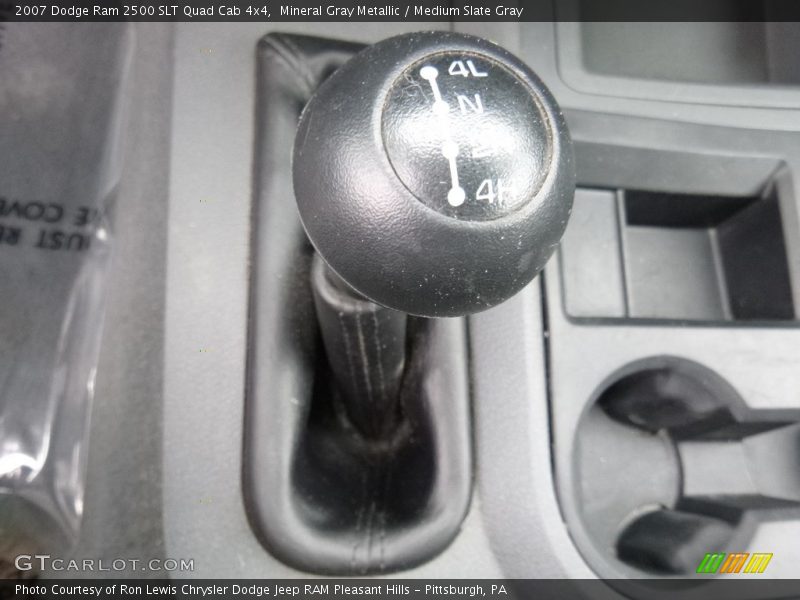 Mineral Gray Metallic / Medium Slate Gray 2007 Dodge Ram 2500 SLT Quad Cab 4x4