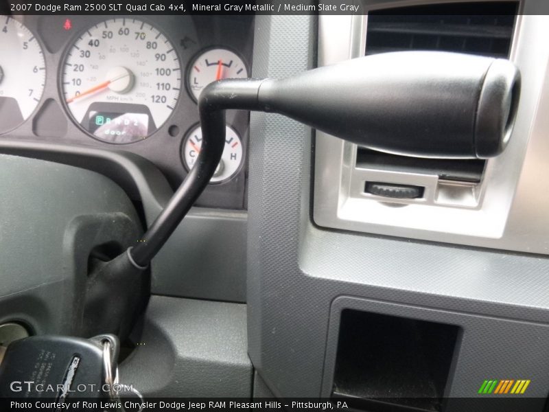 Mineral Gray Metallic / Medium Slate Gray 2007 Dodge Ram 2500 SLT Quad Cab 4x4