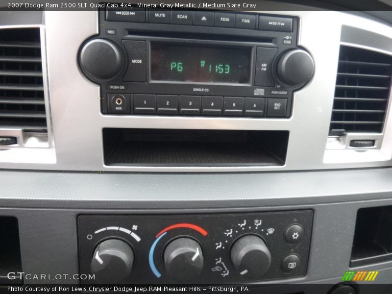 Mineral Gray Metallic / Medium Slate Gray 2007 Dodge Ram 2500 SLT Quad Cab 4x4