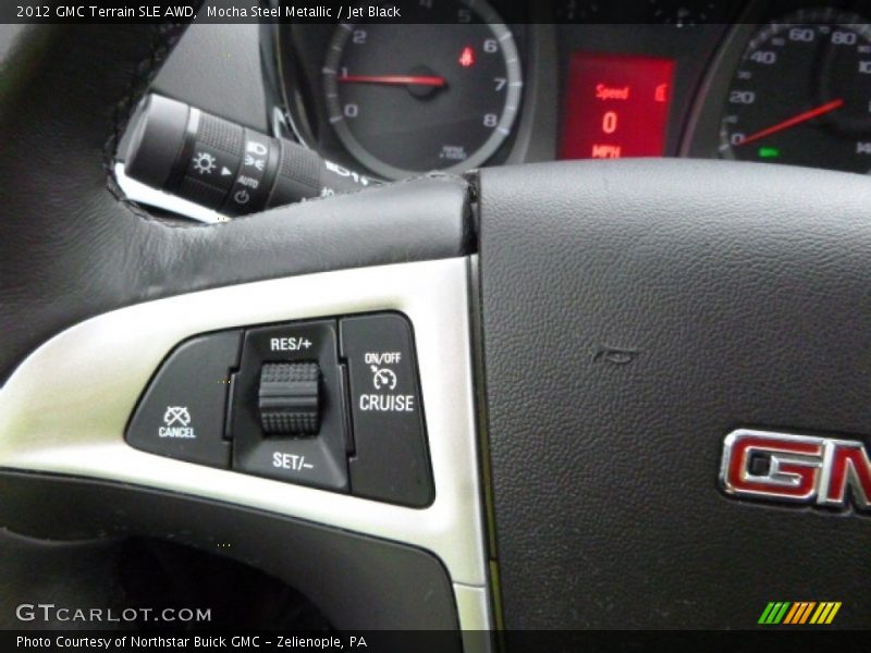 Mocha Steel Metallic / Jet Black 2012 GMC Terrain SLE AWD