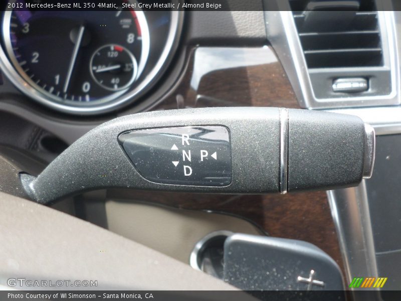 Steel Grey Metallic / Almond Beige 2012 Mercedes-Benz ML 350 4Matic