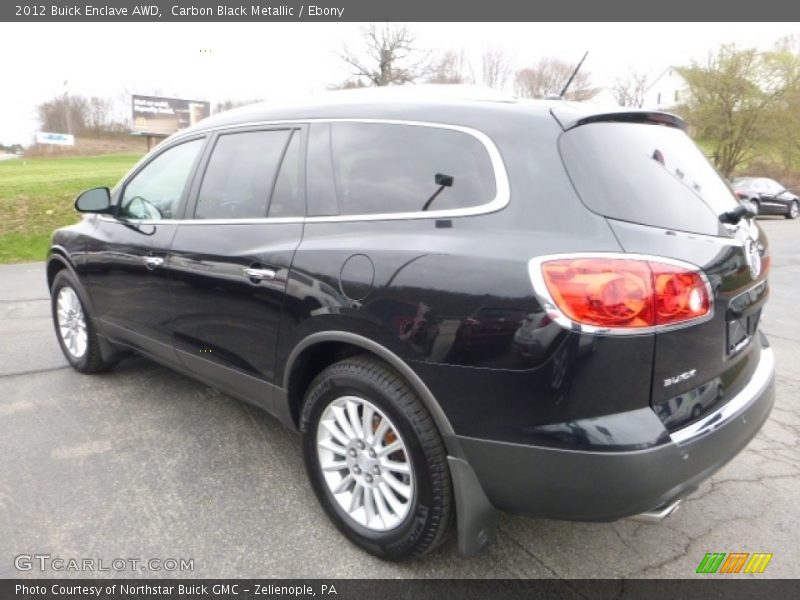 Carbon Black Metallic / Ebony 2012 Buick Enclave AWD