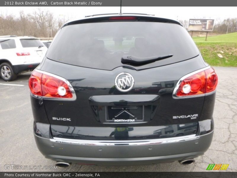 Carbon Black Metallic / Ebony 2012 Buick Enclave AWD