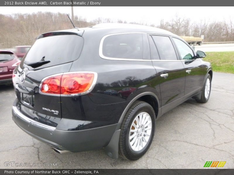 Carbon Black Metallic / Ebony 2012 Buick Enclave AWD