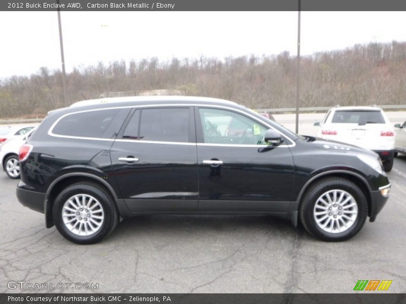 Carbon Black Metallic / Ebony 2012 Buick Enclave AWD