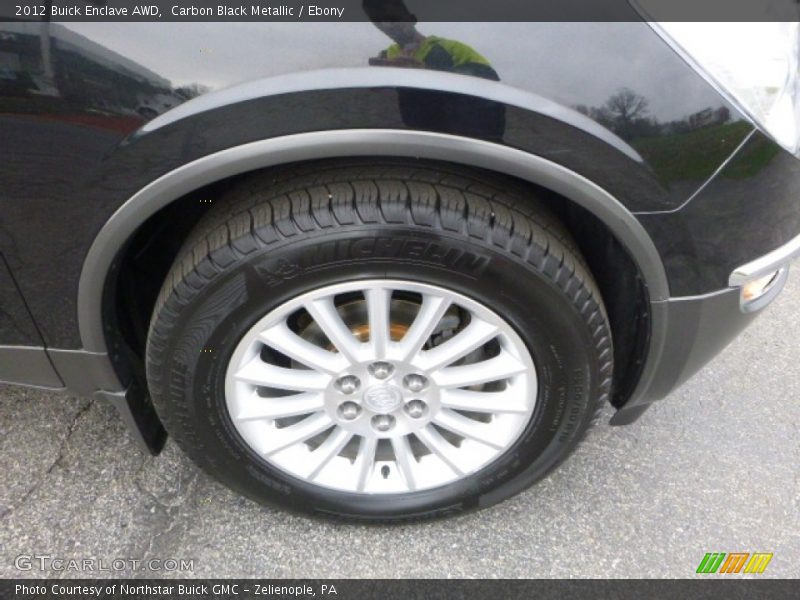 Carbon Black Metallic / Ebony 2012 Buick Enclave AWD