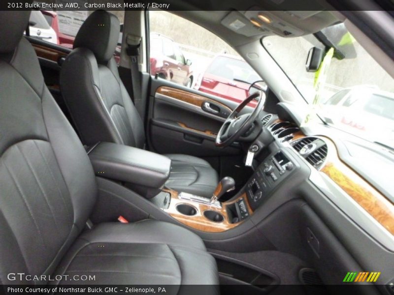 Carbon Black Metallic / Ebony 2012 Buick Enclave AWD