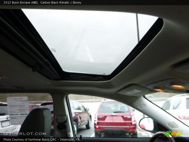 Carbon Black Metallic / Ebony 2012 Buick Enclave AWD