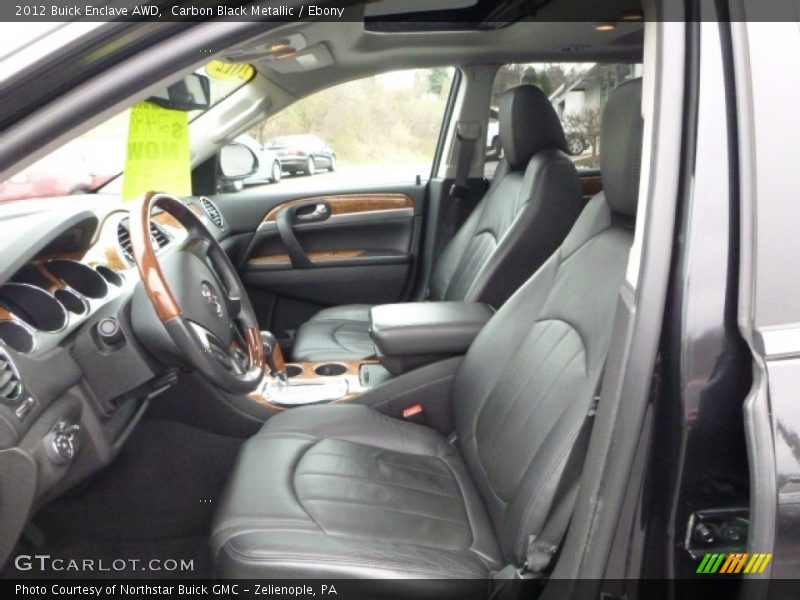 Carbon Black Metallic / Ebony 2012 Buick Enclave AWD