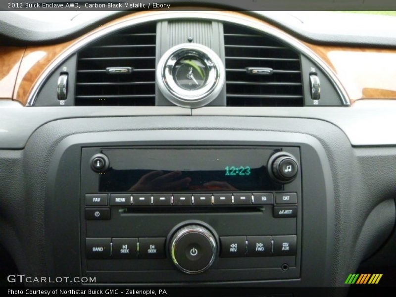 Carbon Black Metallic / Ebony 2012 Buick Enclave AWD