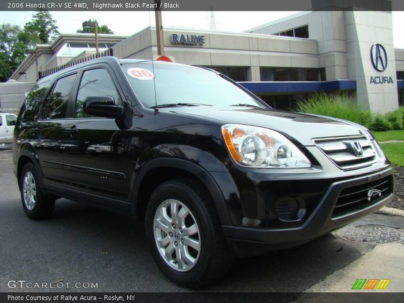 Nighthawk Black Pearl / Black 2006 Honda CR-V SE 4WD