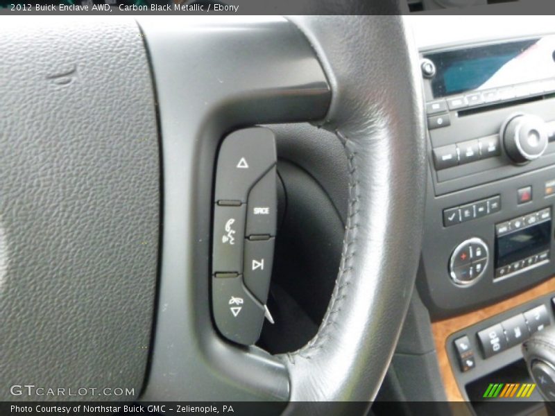 Carbon Black Metallic / Ebony 2012 Buick Enclave AWD