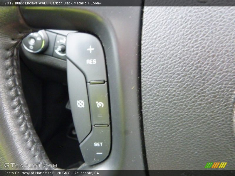 Carbon Black Metallic / Ebony 2012 Buick Enclave AWD