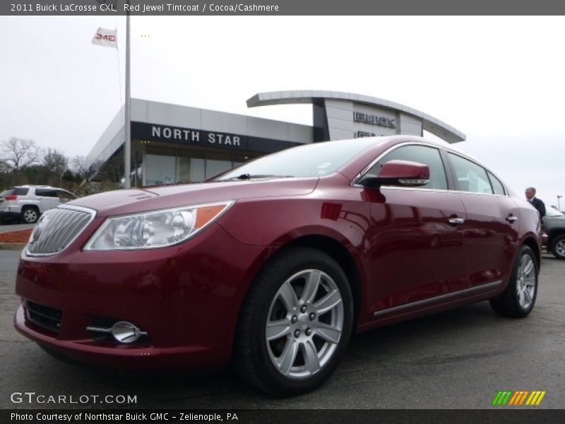 Red Jewel Tintcoat / Cocoa/Cashmere 2011 Buick LaCrosse CXL