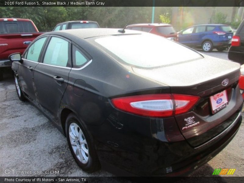 Shadow Black / Medium Earth Gray 2016 Ford Fusion S