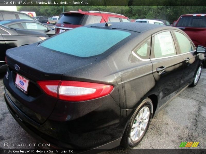 Shadow Black / Medium Earth Gray 2016 Ford Fusion S