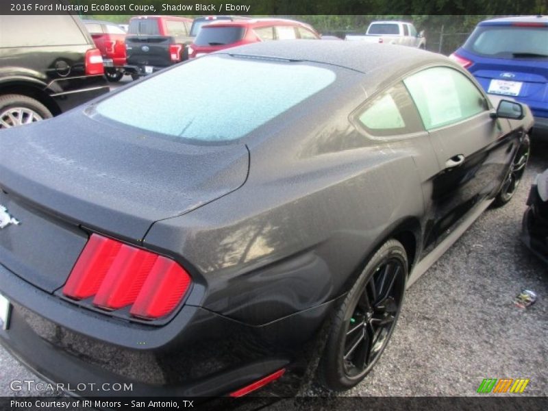 Shadow Black / Ebony 2016 Ford Mustang EcoBoost Coupe