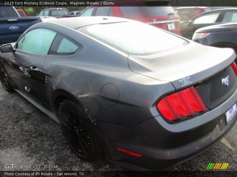 Magnetic Metallic / Ebony 2016 Ford Mustang EcoBoost Coupe