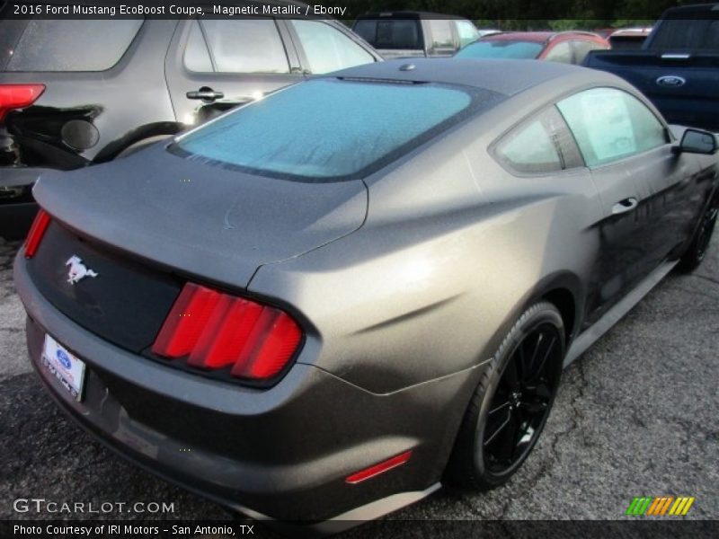 Magnetic Metallic / Ebony 2016 Ford Mustang EcoBoost Coupe