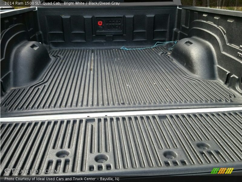 Bright White / Black/Diesel Gray 2014 Ram 1500 SLT Quad Cab