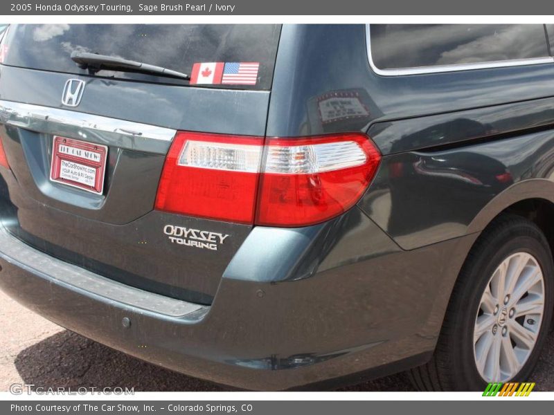Sage Brush Pearl / Ivory 2005 Honda Odyssey Touring