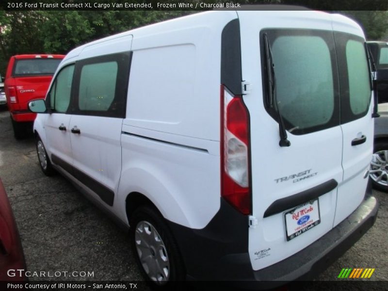 Frozen White / Charcoal Black 2016 Ford Transit Connect XL Cargo Van Extended