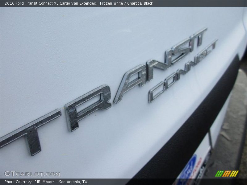 Frozen White / Charcoal Black 2016 Ford Transit Connect XL Cargo Van Extended