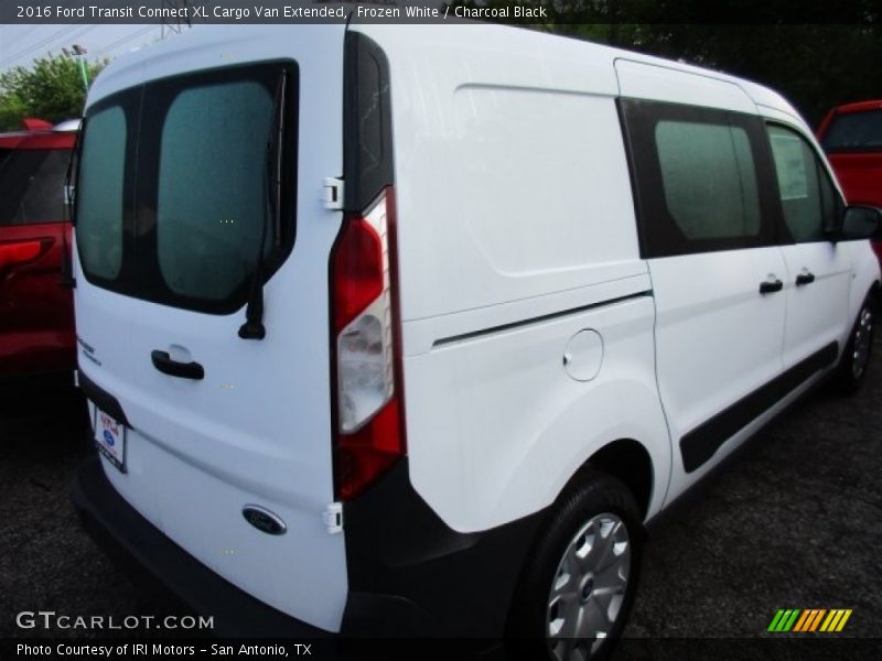 Frozen White / Charcoal Black 2016 Ford Transit Connect XL Cargo Van Extended
