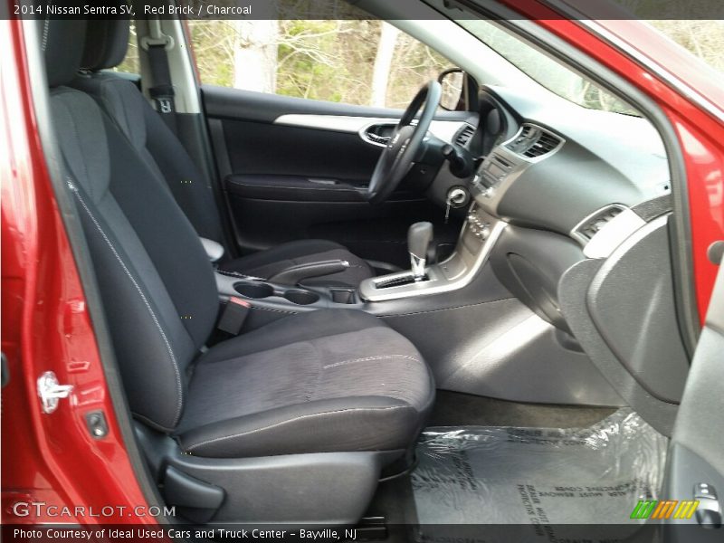 Red Brick / Charcoal 2014 Nissan Sentra SV