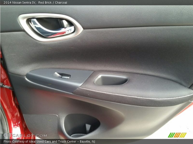 Red Brick / Charcoal 2014 Nissan Sentra SV